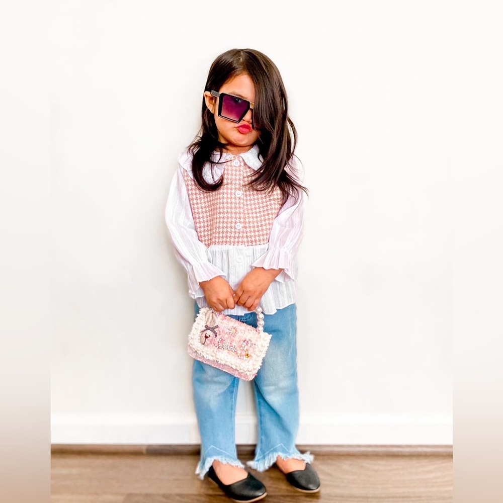 2 piece set top & jeans